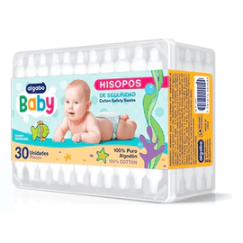 Hisopos De Seguridad Algabo Baby 30 Unidades
