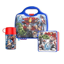 Avengers Lonchera + Caja Sandwich + Cantimplora