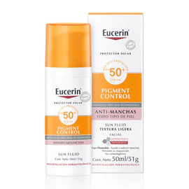 Protector solar facial Pigment Control Eucerin FPS 50  50ml