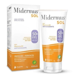 Midermus Sol Protector Solar Con Vitamina B3 Fps50 50g