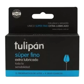Tulipan Preservativo Latex Super Fino 12 Unidades