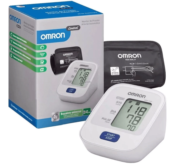 Omron Tensiometro Automatico Hem-7120 De Brazo