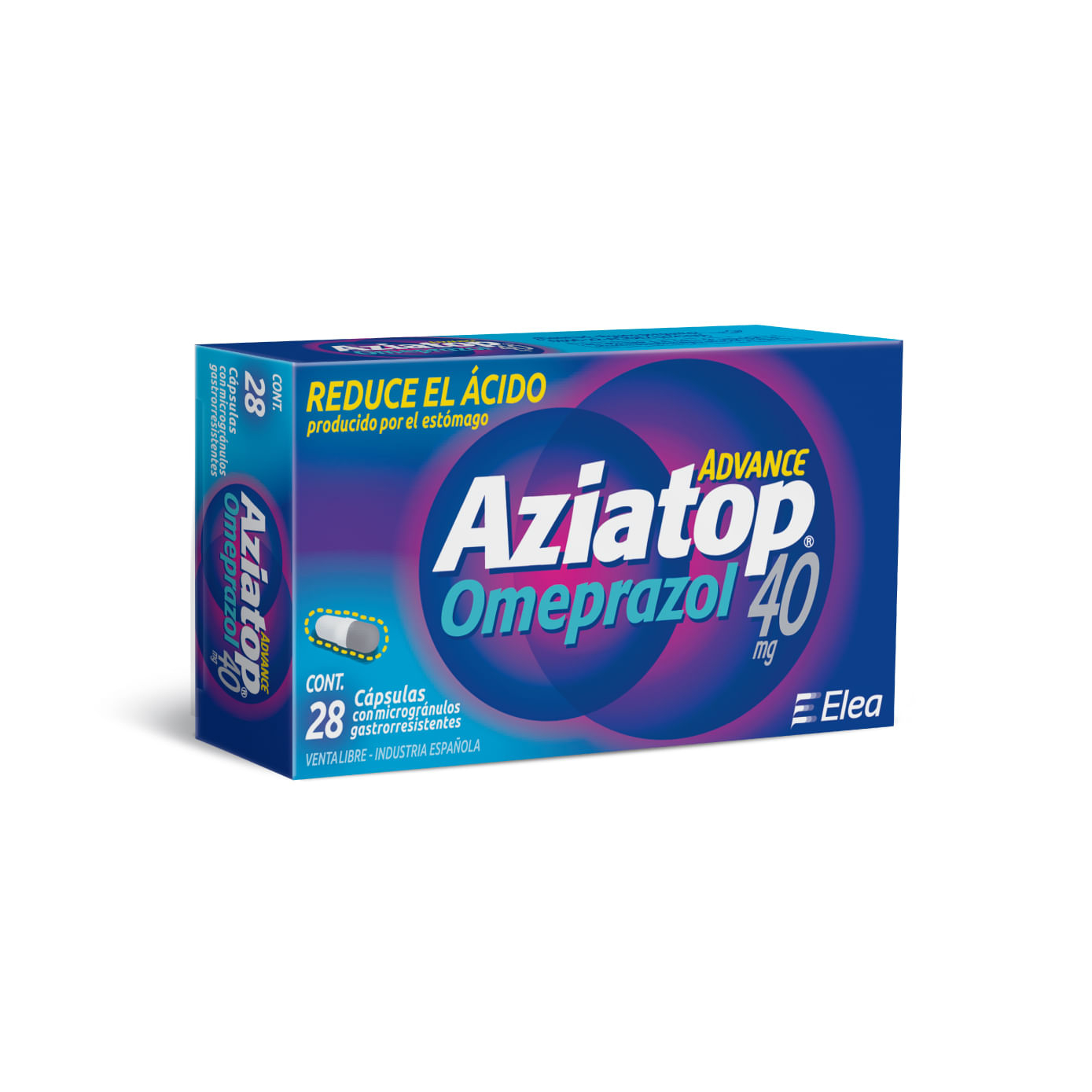 Aziatop Advance 40 MG CAPS X 28 | Farmacia Pacheco