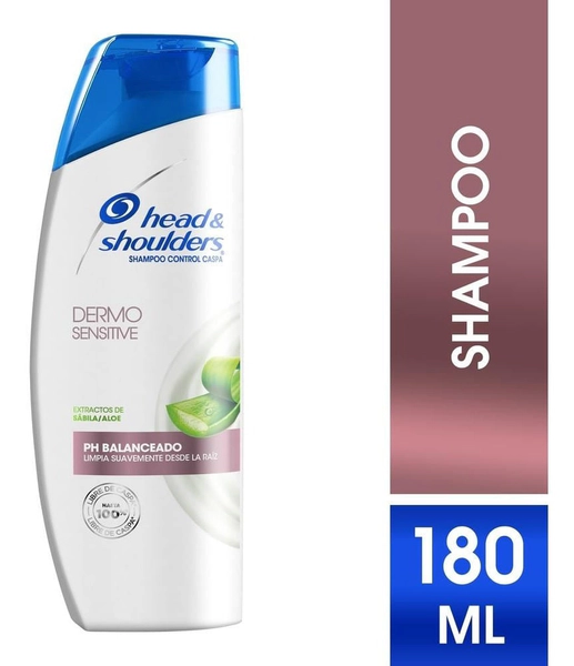 Shampoo Head & Shoulders Dermo Sensitive Extracto Aloe 180ml