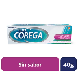 Ultra Corega Crema Adhesiva Para Protesis Sin Sabor 40g