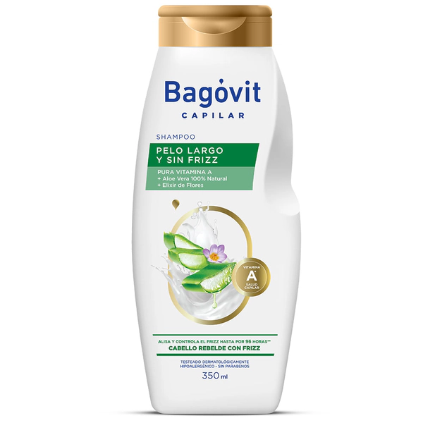 Bagóvit Capilar Pelo Largo y Sin Frizz Shampoo x 350 ml