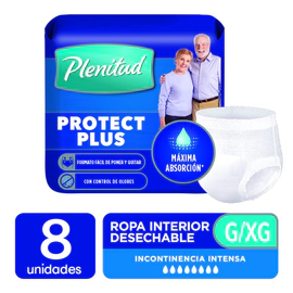 Plenitud Protect Plus Ropa Interior Talle G/xg 8 Unidades