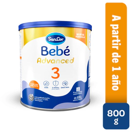 Sancor Bebe Advanced 3 : Lata 800g
