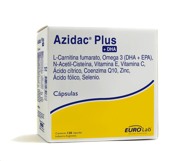 Eurolab Azidac Plus DHA Fertilidad Masculina 120 Cápsulas