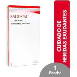 Kaltostat Apósito Alginato De Calcio 7.5cm X 12cm 10 Unidad