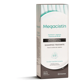 Megacistin Shampoo Anticaida Fortalecedor X 200 Ml