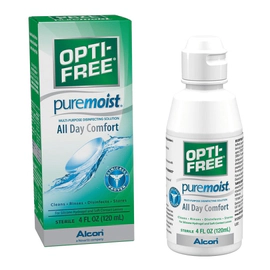 Opti Free Pure Moist Sol Multipropósito Lentes Blandas 120ml