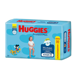Huggies Protect Plus Pañales Unisex Xxg 50 unidades