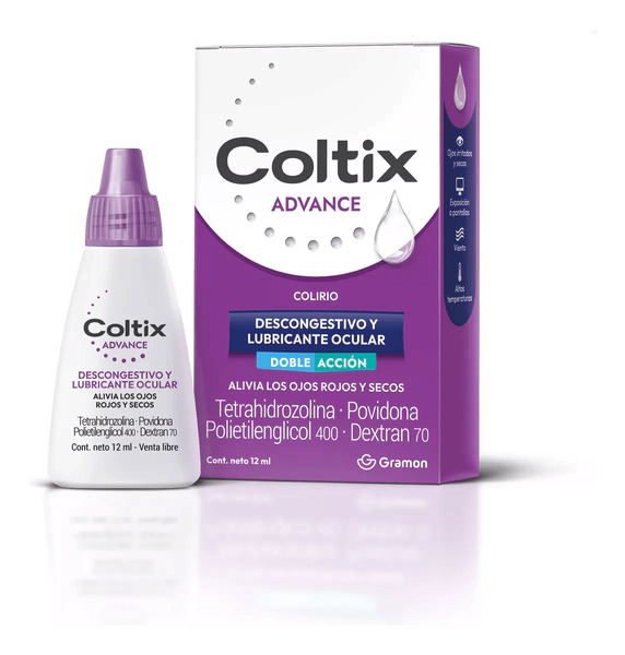 Coltix Advance Colirio Descongestivo Y Lubricante X 12ml