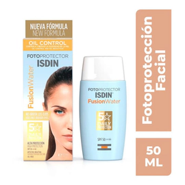 Fotoprotector Isdin Fusion Water FPS 50+ Suave Al Tacto 50ml