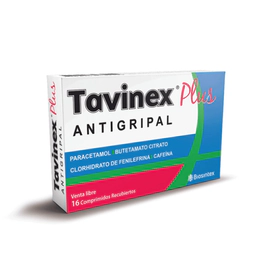 Tavinex Plus Antigripal 16 comprimidos