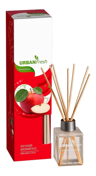 Urban Fresh Manzana Aromatizante De Ambiente Difusor X 125ml