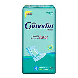 Comodin Ultra Pañal Grande Clasico 20 Un