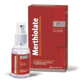 Merthiolate Antiséptico Spray Incoloro X 60ml