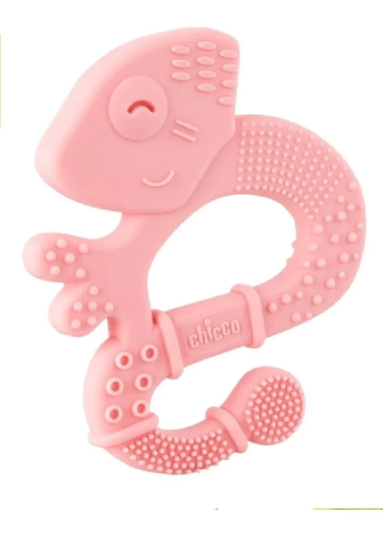 Mordillo Chicco Silicone Super Soft Iguana 2m+ Rosa