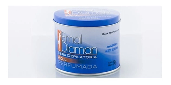 Emal Diaman Cera Depilatoria Azul Lata 350g