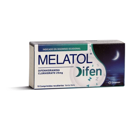 Melatol Difen 25mg 10 Comp Recubiertos