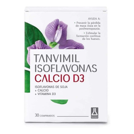 Tanvimil Isoflavonas Calcio Y Vitamina D3 30 Comprimidos