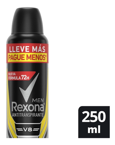 Rexona Men V8 Antitranspirante Aerosol 250ml