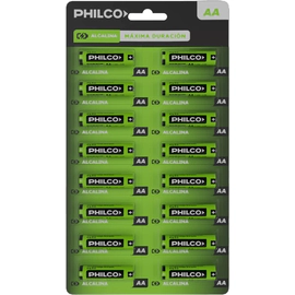Pilas Aa Philco Alcalinas 1.2v 16 Unidades