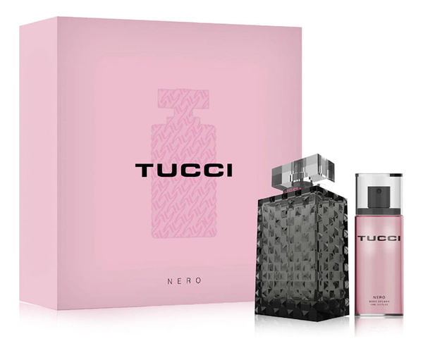 Set Perfume Mujer Tucci Nero Edp 100 Ml + Body Splash 75 Ml