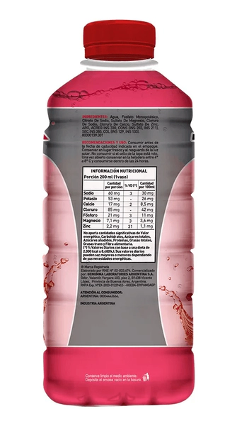 Pack Suerox Bebida Hidratante Frutilla Y Kiwi 630ml X6un