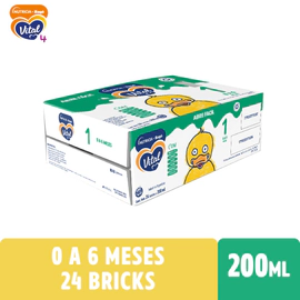 Vital 1 Leche Maternizada 0 A 6 Meses Brick 200ml X24 Un
