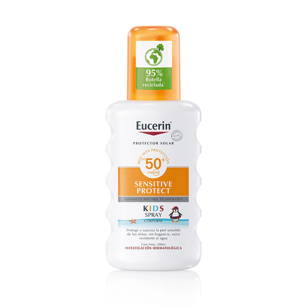 Protector solar spray Eucerin Sun Sensitive Protect Kids FPS 50 200 ml
