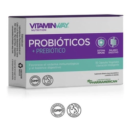 Vitamin Way Probióticos + Prebiótico 30 Cápsulas