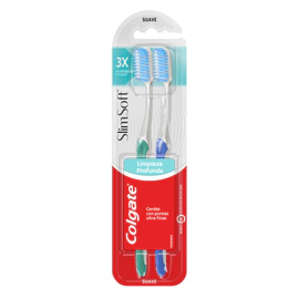 Pasta Dental Colgate Slim Soft 90g x2