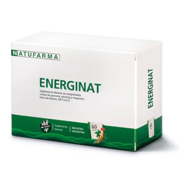 Natufarma Energinat Guaraná Ginseng Magnesio 60 Comprimidos