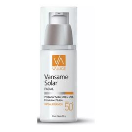 Vansame Protector Solar Emulsión Fps 50+ Facial 50g