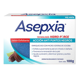 Asepxia Jabón En Barra Exfoliante X 100grs