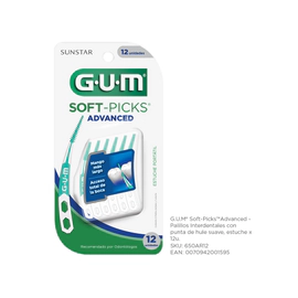 Gum Palillos Interdentales Gum Soft-picks Advanced X 12uds