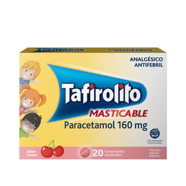 Tafirolito Masticable Cereza 160 mg