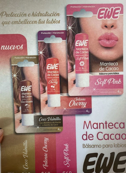 Ewe Manteca De Cacao Bálsamo Para Labios Mix 12 Unidades