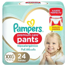 Pampers Pants Ajuste Total Extra Extra Grande X 24 Unidades