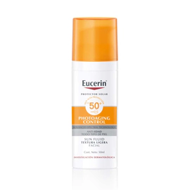 Fluido antiedad Eucerin Sun para todo tipo de piel FPS 50+ x 50 ml