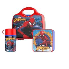 Set Lonchera + Caja Sandwich + Cantimplora Spiderman