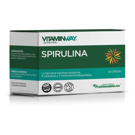 Vitaminway Spirulina Estuche 60 Capsulas