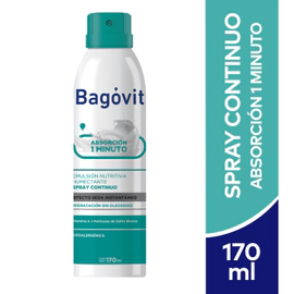 Bagóvit A Efecto Seda Spray Continuo Corporal Emulsión 170ml