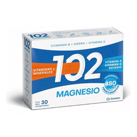 102 Magnesio Vitaminas Y Minerales 30 Comprimidos