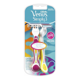 Gillette Máquinas De Afeitar Venus Simply3 X 2 Unidades