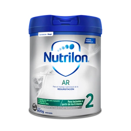 Nutrilon Bebe Leche Polvo Ar 2 Antireflujo Lata X 800grs