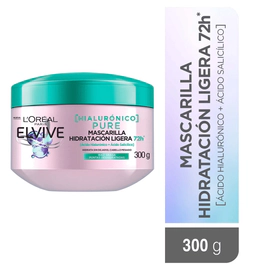 Elvive Pure L´oréal Paris Crema Tratamiento Hialurónico 300g